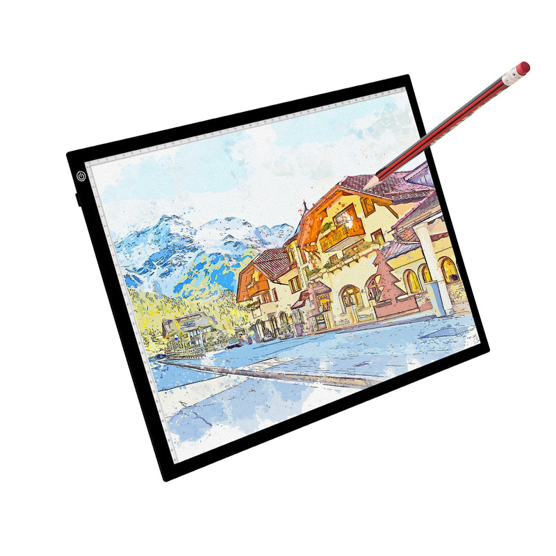 A3 LED Light Pad - 3-Level Dimmable Drawing Board